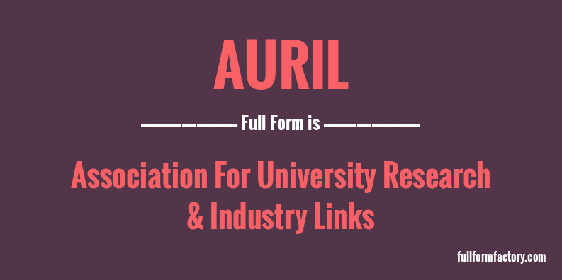 auril-full-form