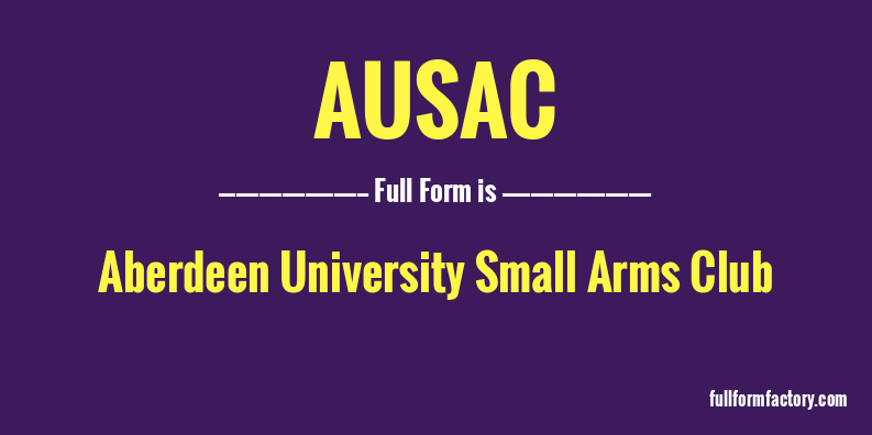 ausac-full-form