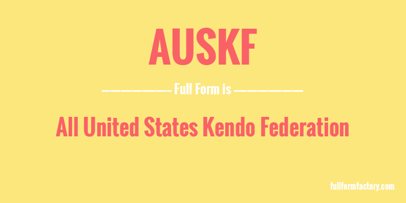 auskf-full-form