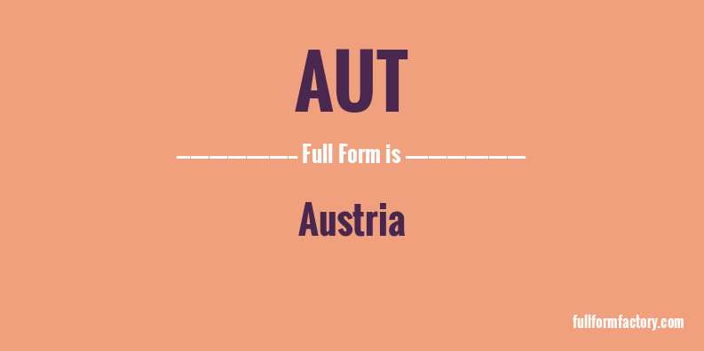 aut-full-form