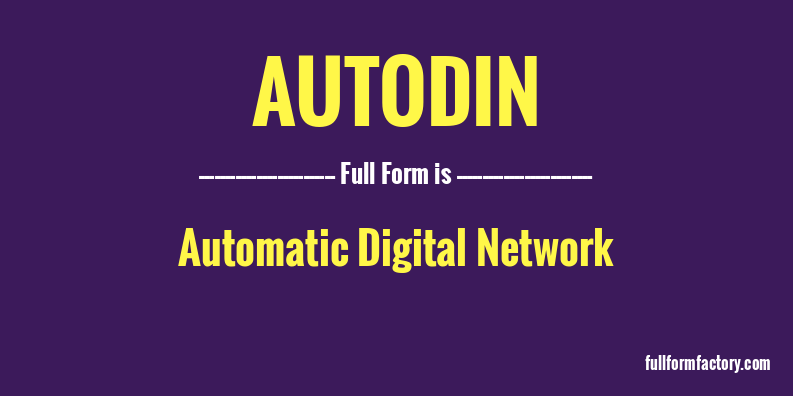 autodin-full-form