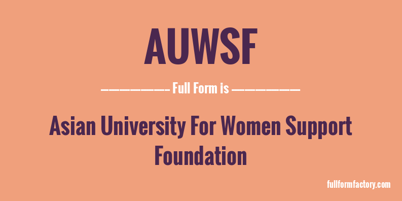 auwsf-full-form