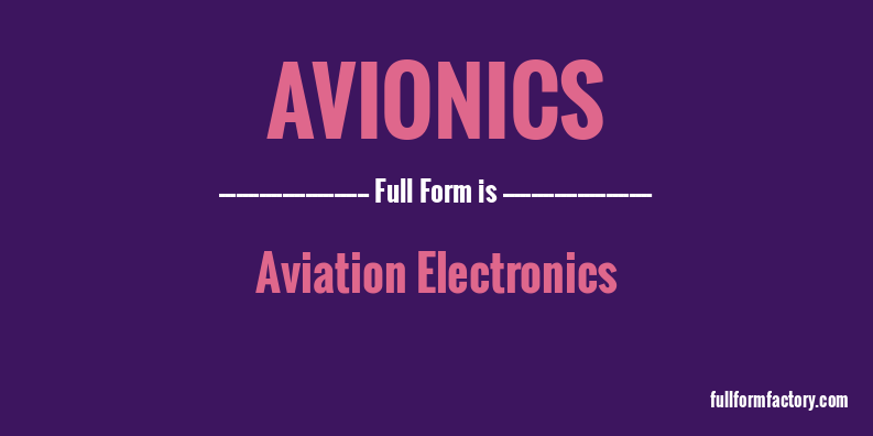 avionics-full-form