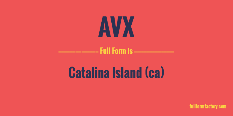 avx-full-form