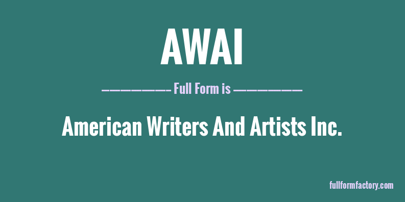 awai-full-form