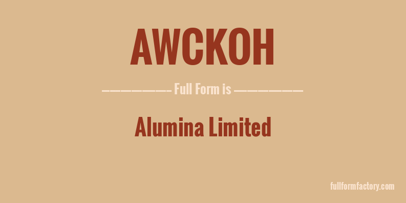 awckoh-full-form