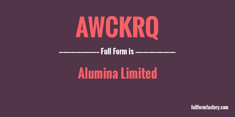 awckrq-full-form