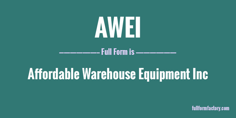 awei-full-form