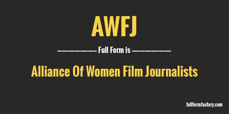 awfj-full-form