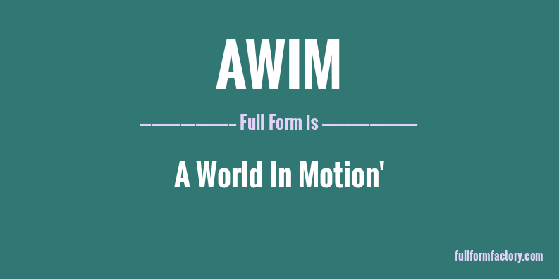 awim-full-form