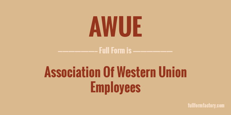 awue-full-form