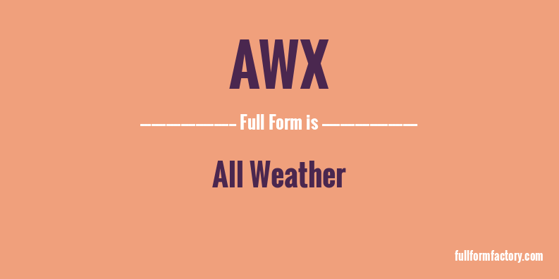 awx-full-form