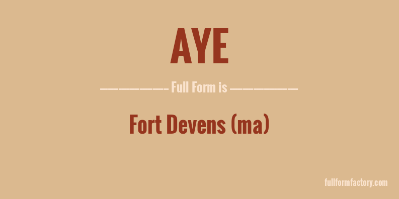 aye-full-form