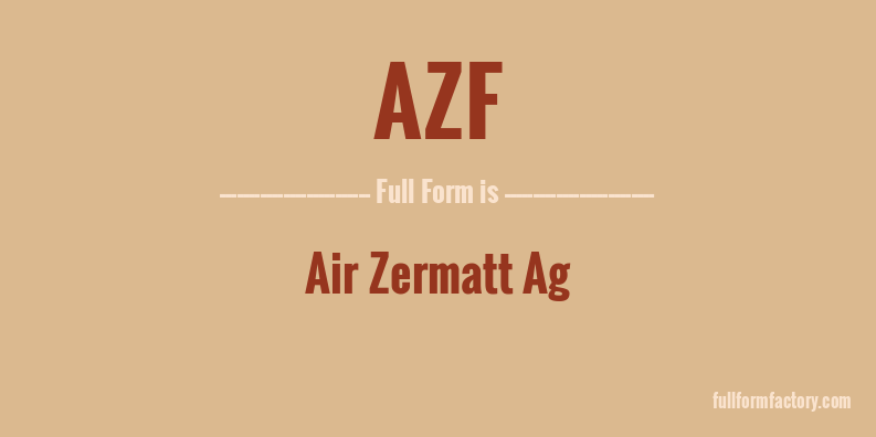 azf-full-form