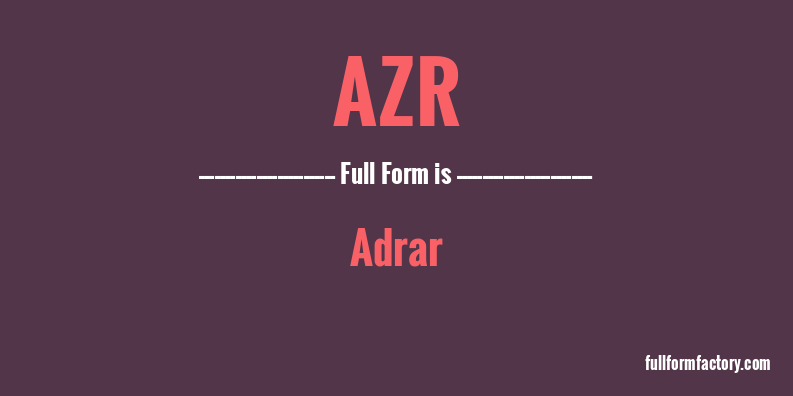 azr-full-form
