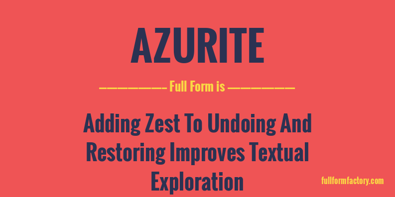 azurite-full-form