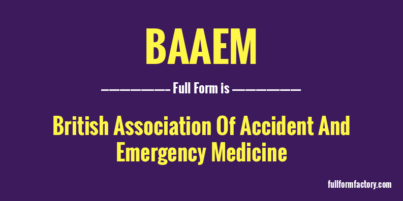 baaem-full-form