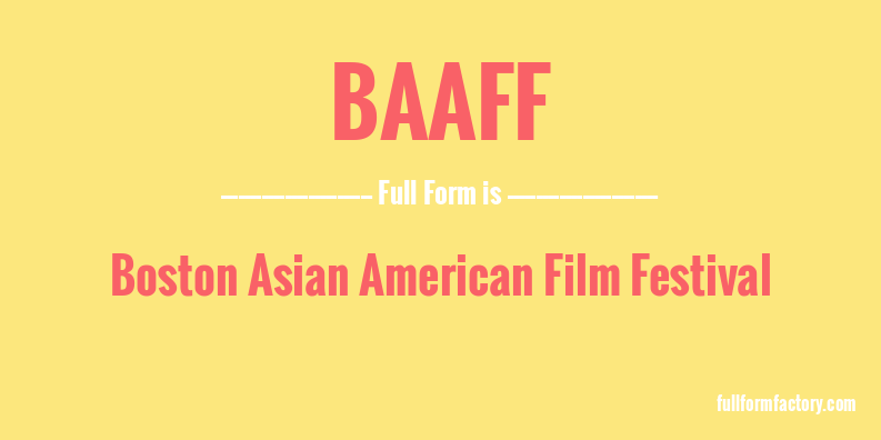 baaff-full-form