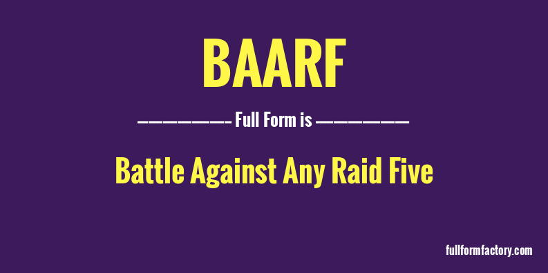 baarf-full-form