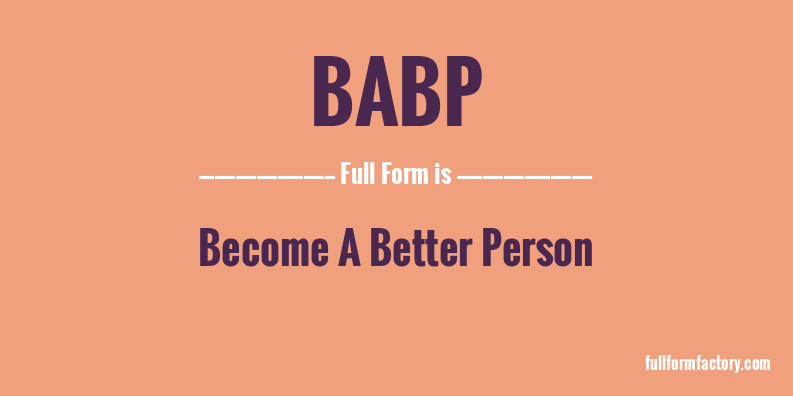 babp-full-form