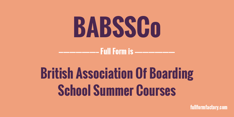 babssco-full-form