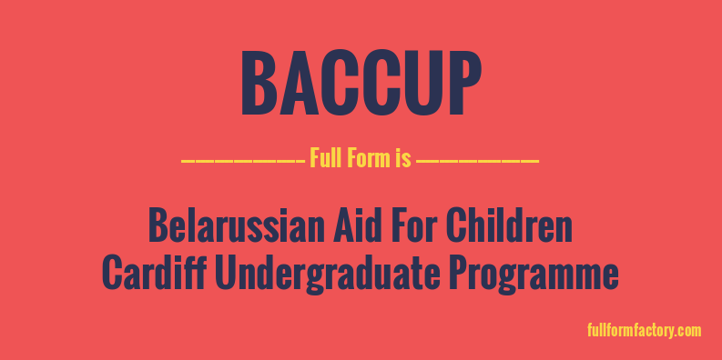 baccup-full-form