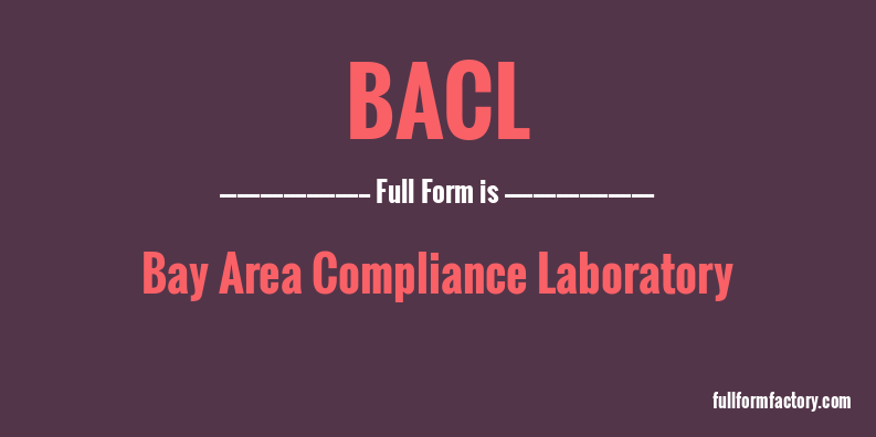 bacl-full-form