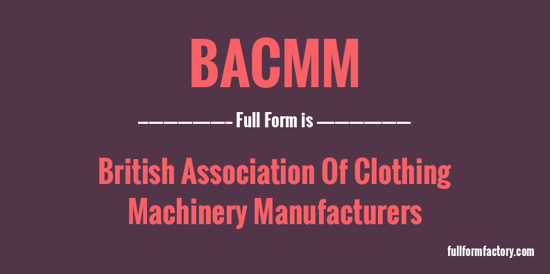 bacmm-full-form