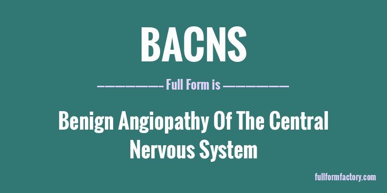 bacns-full-form