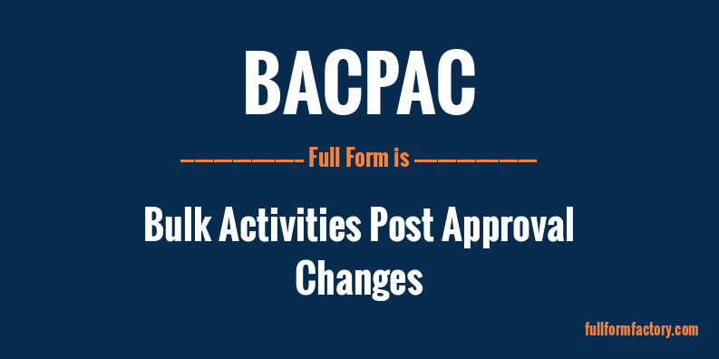 bacpac-full-form