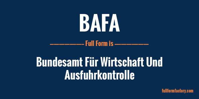 bafa-full-form