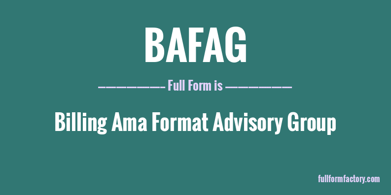 bafag-full-form