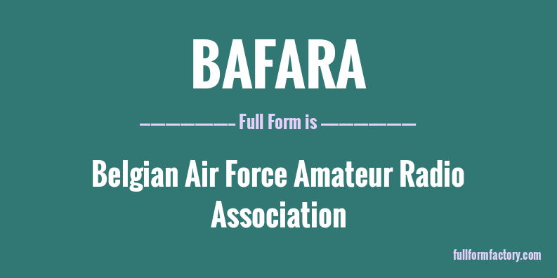 bafara-full-form