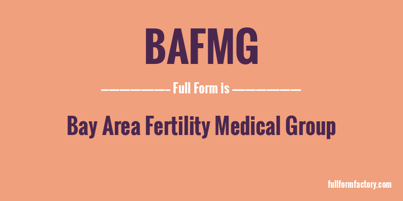 bafmg-full-form