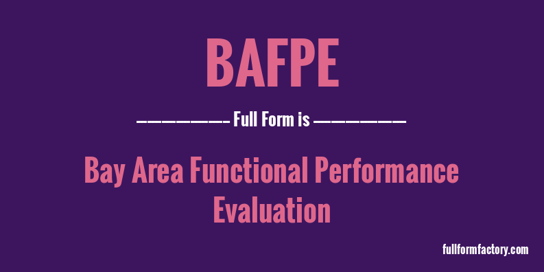 bafpe-full-form