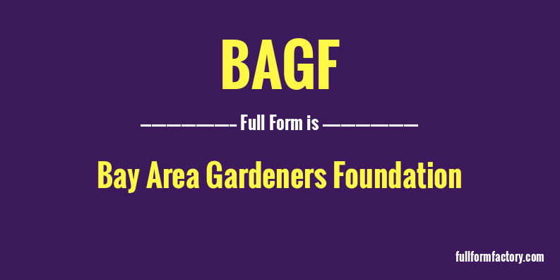 bagf-full-form