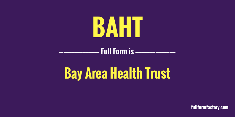 baht-full-form