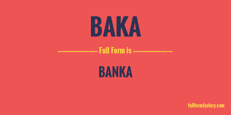 baka-full-form