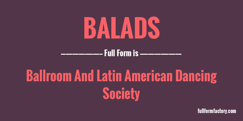 balads-full-form