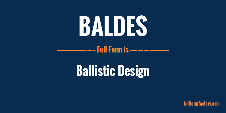 baldes-full-form
