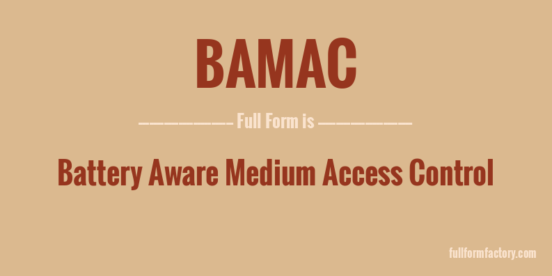 bamac-full-form