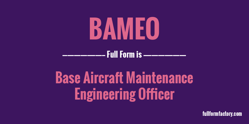 bameo-full-form