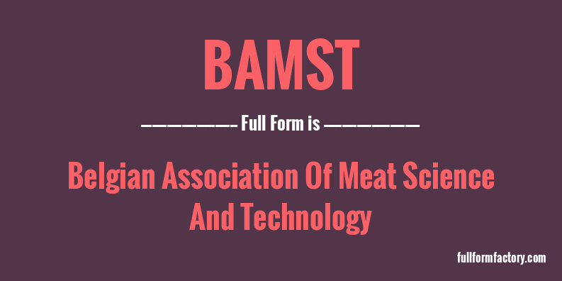bamst-full-form