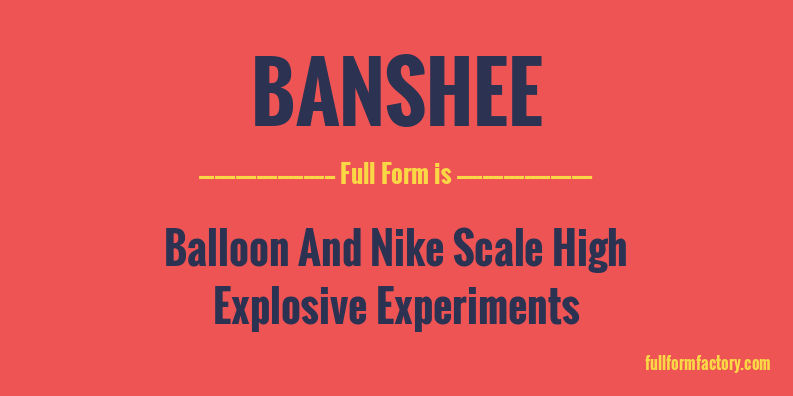 banshee-full-form
