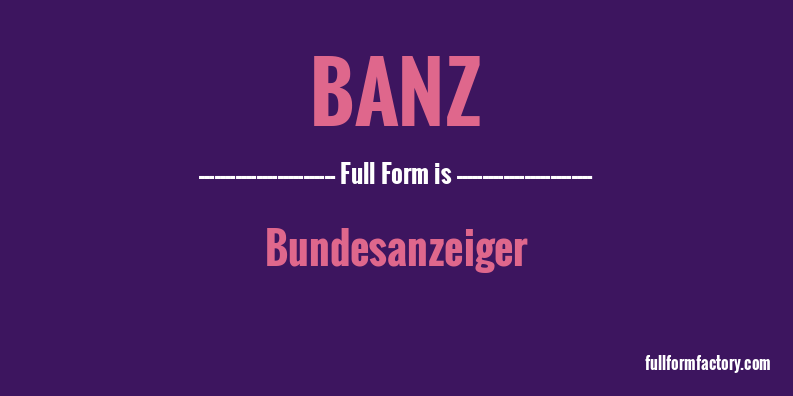 banz-full-form