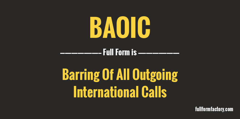 baoic-full-form