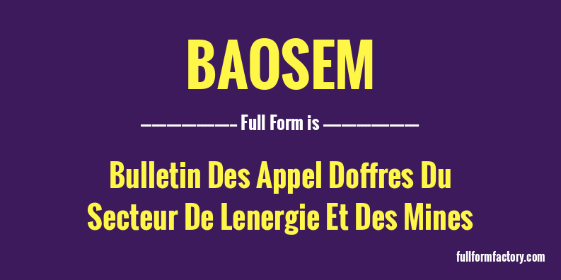 baosem-full-form