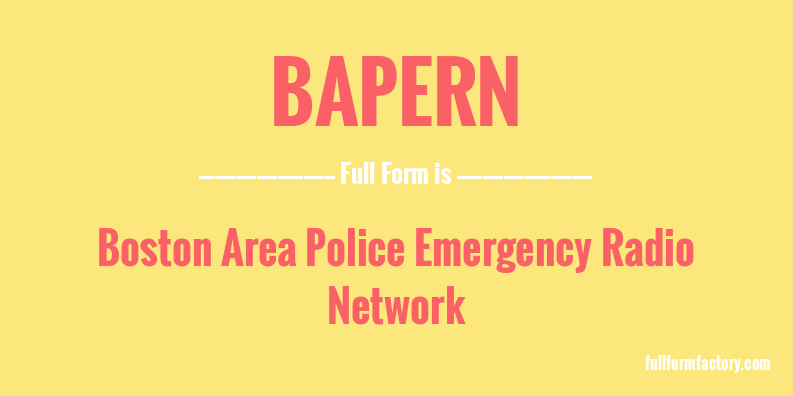 bapern-full-form