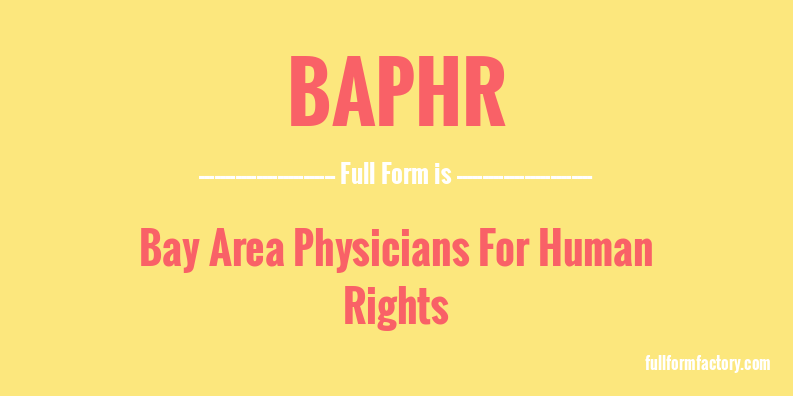 baphr-full-form
