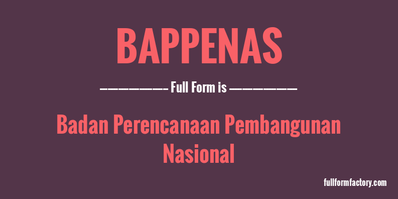 bappenas-full-form